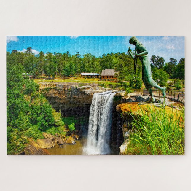 Puzzle Jigsaws chutes Noccaulula Alabama. (Horizontal)