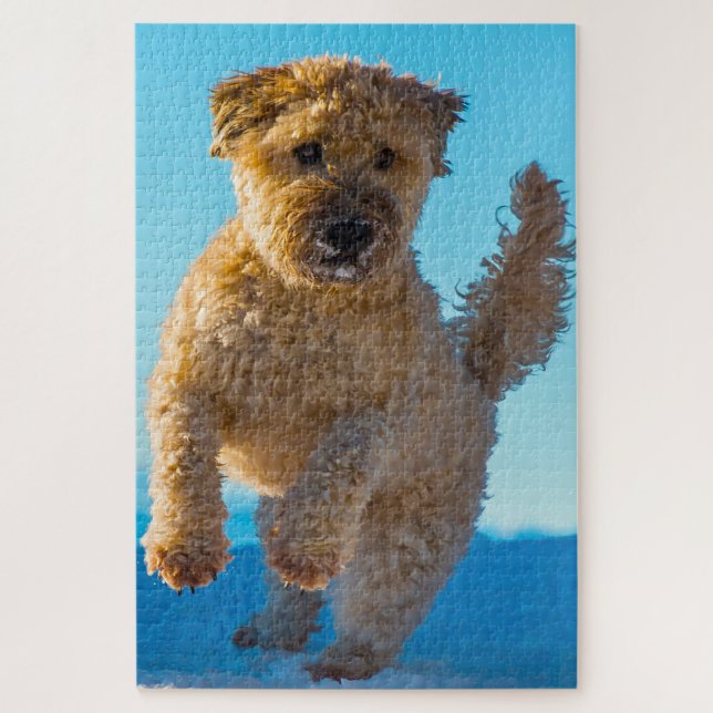 Puzzle Jigsaws de Chien De Terrier. (Vertical)
