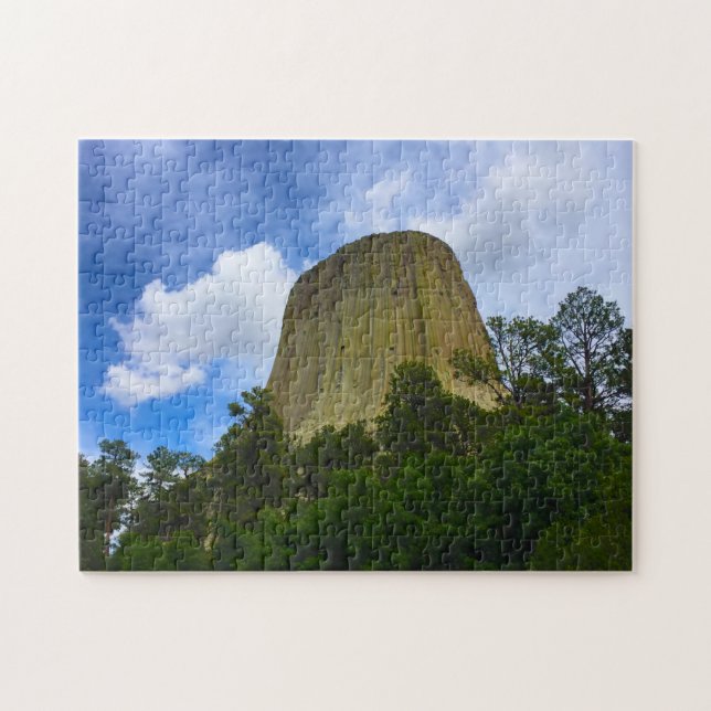 Puzzle Jigsaws Devils Tower Wyoming États-Unis. (Horizontal)