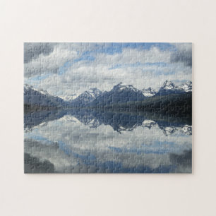 Puzzle Jigsaws Lake McDonald Montana.