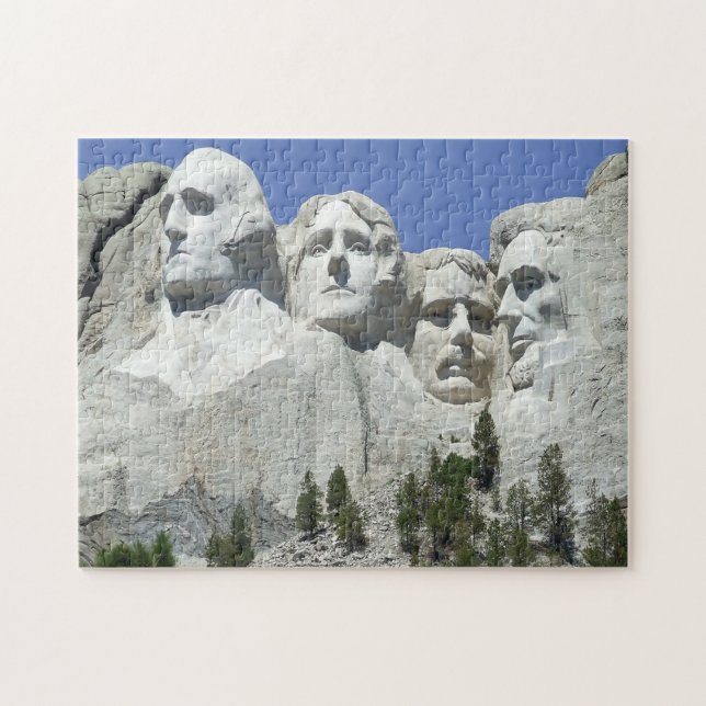 Puzzle Jigsaws Mont Rushmore. (Horizontal)