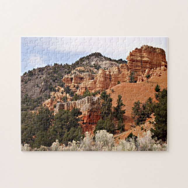 Puzzle Jigsaws Parc national de Zion Utah. (Horizontal)