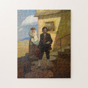Puzzle Jim Hawkins Maison feuille par Newell Convers Wyet