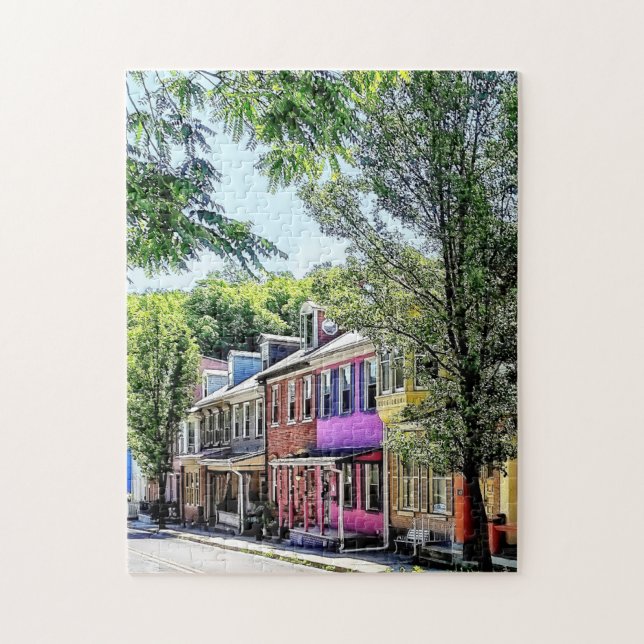 Puzzle Jim Thorpe PA - Rue pittoresque (Vertical)