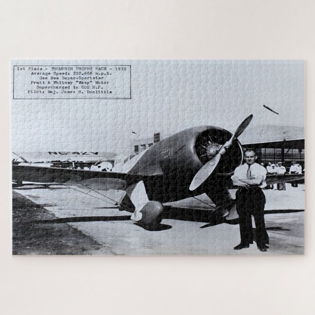 Puzzle Jimmy Doolittle et la Gee Bee R-1 (Horizontal)
