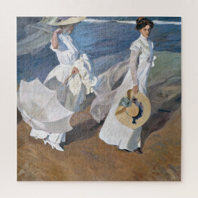 Puzzle Joaquin Sorolla - Femmes marchant sur la plage (Vertical)