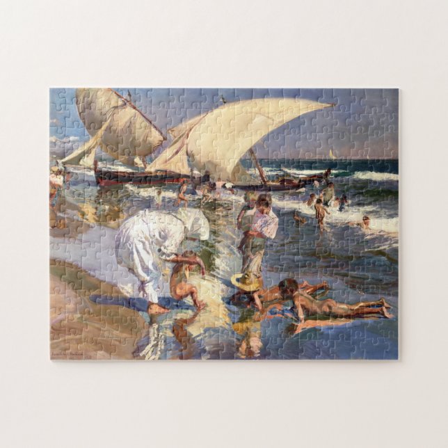 Puzzle Joaquin Sorolla - Valencia Beach by Morning Light (Horizontal)