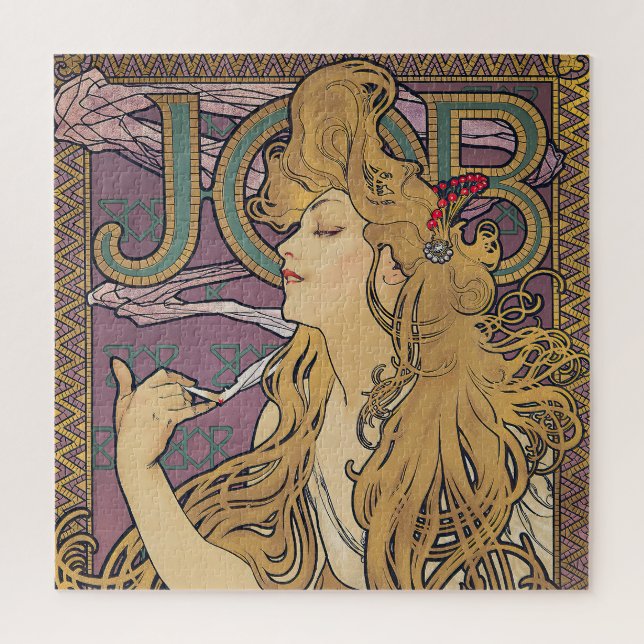 Puzzle Job (1896) par Alphonse Mucha (Vertical)
