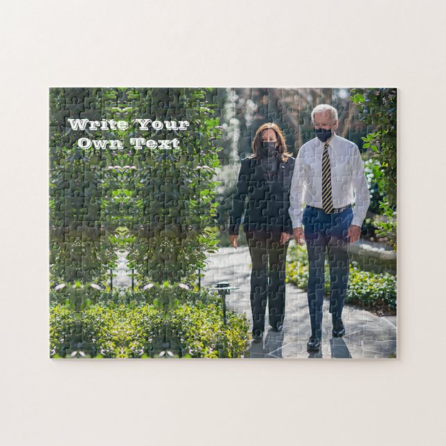 Puzzle Joe Biden & Kamala Harris - Écrivez votre propre t (Horizontal)