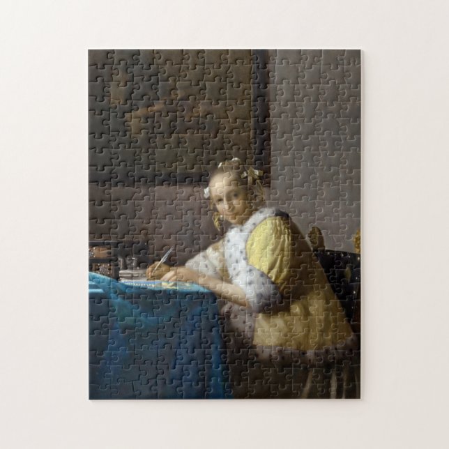 Puzzle Johannes Vermeer - A Lady writing a Letter (Vertical)