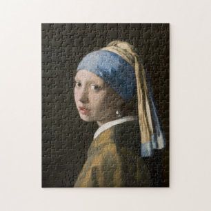 Puzzle Johannes Vermeer, fille avec une oreille perle