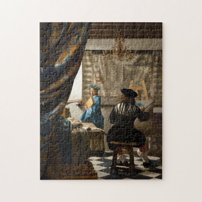Puzzle Johannes Vermeer - L'Allégorie de la Peinture (Vertical)