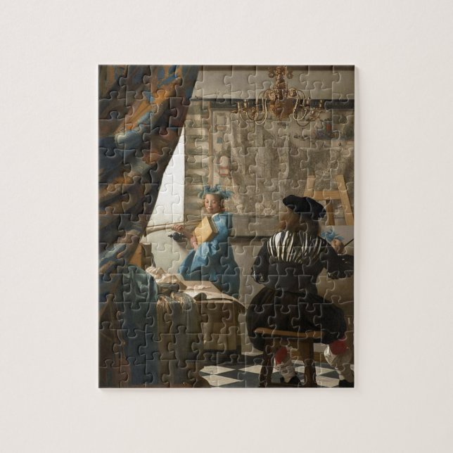 Puzzle Johannes Vermeer - l'art de la peinture (Vertical)