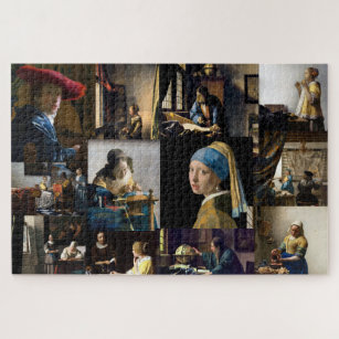 Puzzle Johannes Vermeer - Patchwork de chefs-d'oeuvre