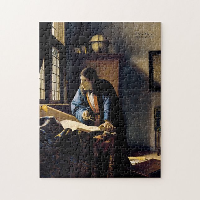 Puzzle Johannes Vermeer - The Geographer (Vertical)