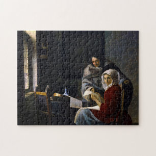 Puzzle Johannes Vermeer - Une fille interrompue à sa musi