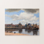 Puzzle Johannes Vermeer - Vue de Delft<br><div class="desc">Vue de Delft - Johannes Vermeer,  1660-1661</div>