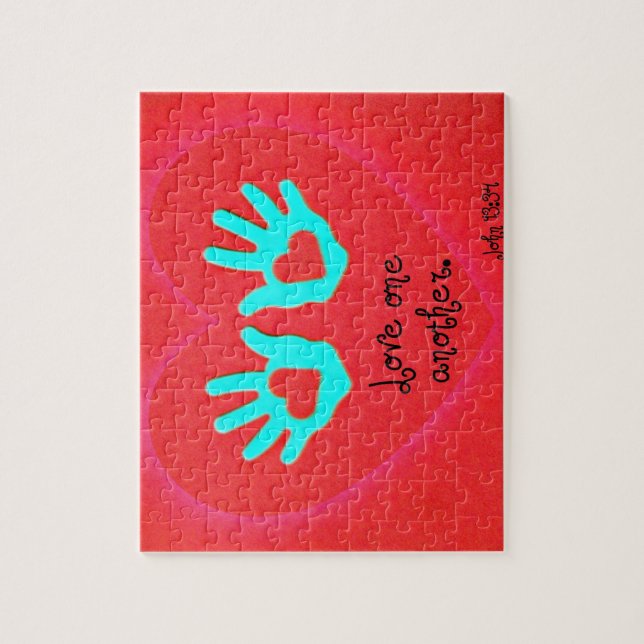 Puzzle John 13:34 (Vertical)