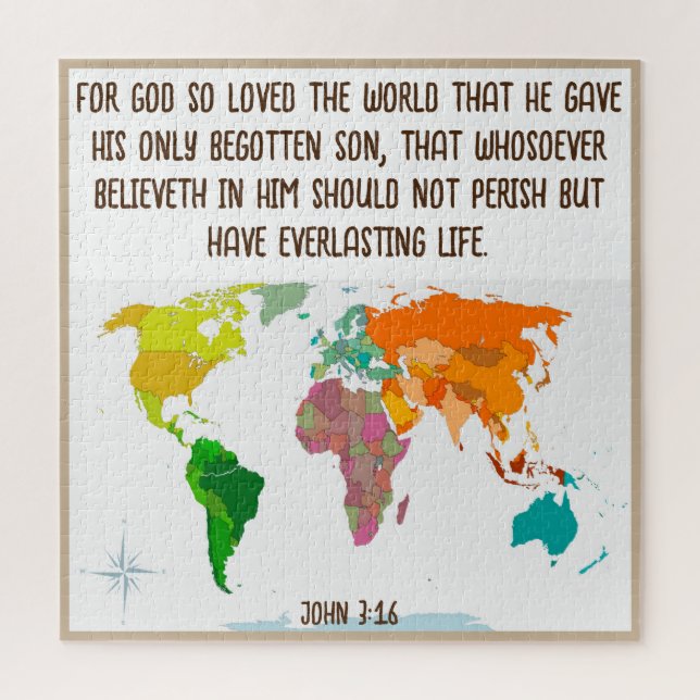Puzzle John 3:16 (Vertical)