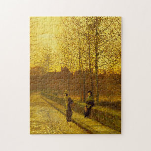 Puzzle John Atkinson Grimshaw - Dans Les Trombes D'Or