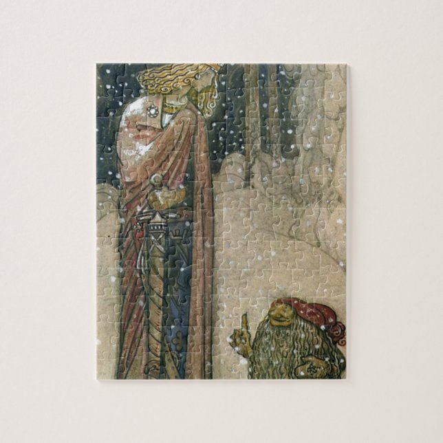 Puzzle John Bauer - princesse et Troll (Vertical)