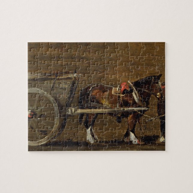 Puzzle John Constable | un chariot de ferme avec deux (Horizontal)