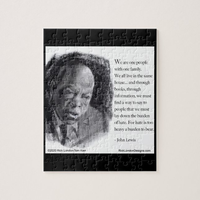 Puzzle John Lewis & Citation beau portrait (Vertical)