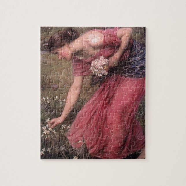 Puzzle John William Waterhouse - narcisse - beaux-arts (Vertical)