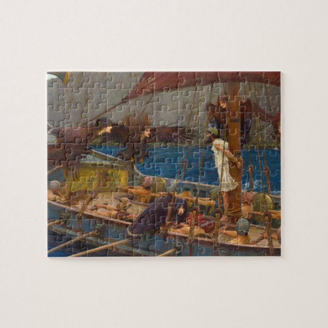Puzzle John William Waterhouse - Ulysses et Sirens (Horizontal)