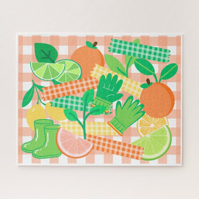 Puzzle Joie de vivre du jardin de citrus (Horizontal)