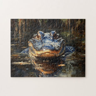 Puzzle Joli Alligator en Floride Everglades Peinture