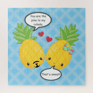 Puzzle Joli ananas Tropical Pina Colada Romantique