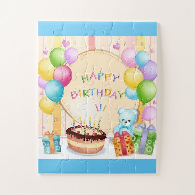 Puzzle Joli anniversaire (Vertical)