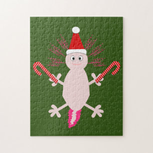 Puzzle Joli Axolotl de Noël