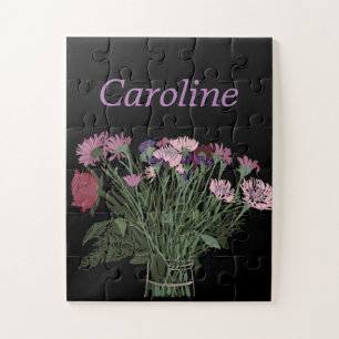 Puzzle Joli Bouquet De Fleur De Printemps Coloré Pour Ell