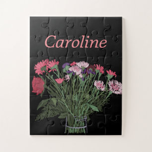 Puzzle Joli Bouquet De Fleur De Printemps Coloré Pour Ell