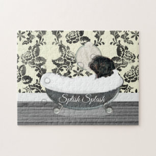 Puzzle Joli Carlin Chien Bain Temps Splish Splash Fun