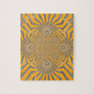 Puzzle Joli design extraordinaire de motif symétrique afr