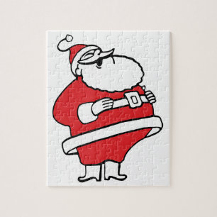 Puzzle Joli Dessin Jolly Père Noël Rire Ho Ho Ho Ho