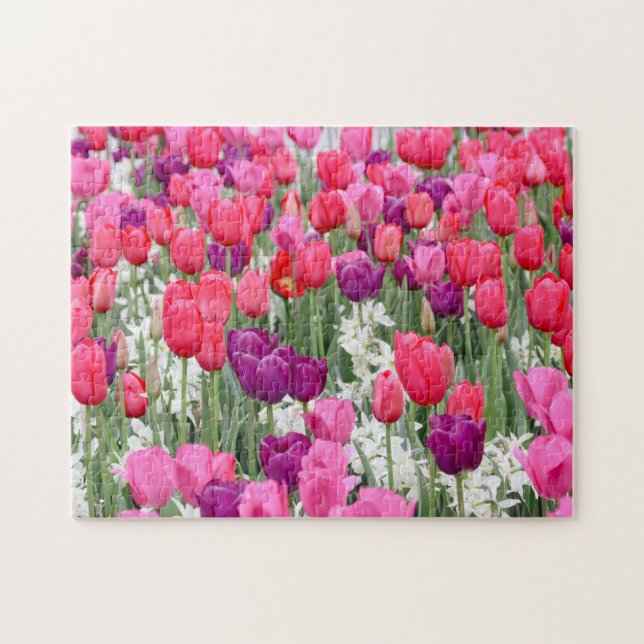 Puzzle Joli en Pétales Roses (Horizontal)