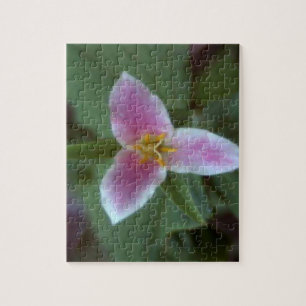 Puzzle Joli Fleur sauvage rose Trillium