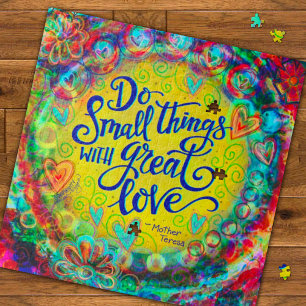 Puzzle Joli Floral Petites Choses Grand Amour Inspirivité