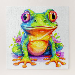 Puzzle Joli Petit Froggie Coloré