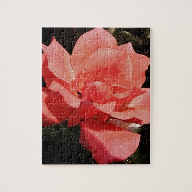Puzzle Joli rose rose Peach floral (Vertical)