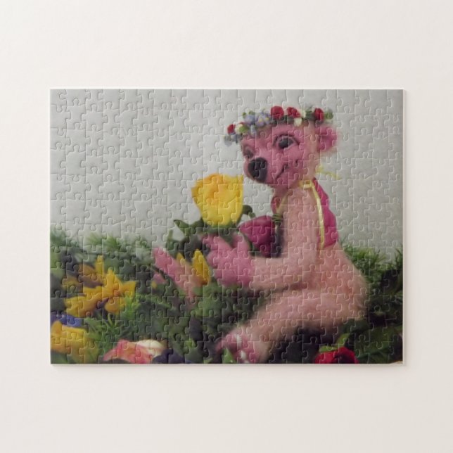 Puzzle Joli troll rose de MyTopTeddy (Horizontal)