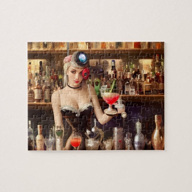 Puzzle Jolie barmaid (Horizontal)