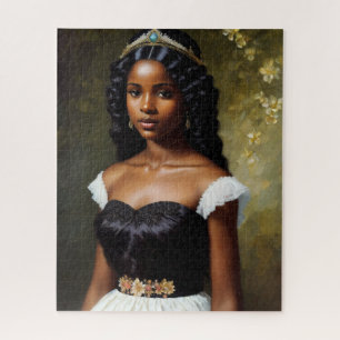 Puzzle Jolie Black Girl Princess Art