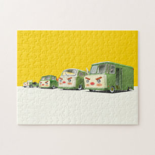 Puzzle Jolie gamme de voitures cartonnées