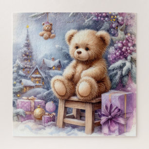 Puzzle Jolie Ours En Teddy Noël