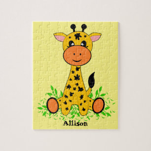Puzzle Jolie petite girafe pour les enfants,